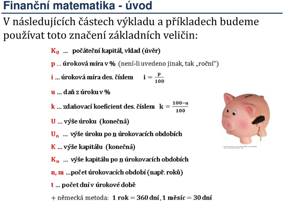 budeme používat toto