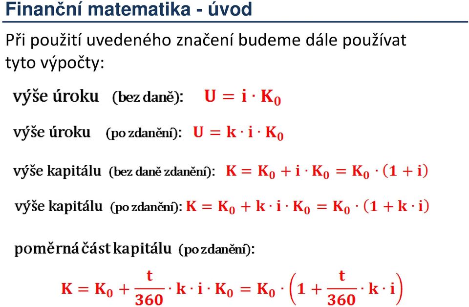 značení budeme