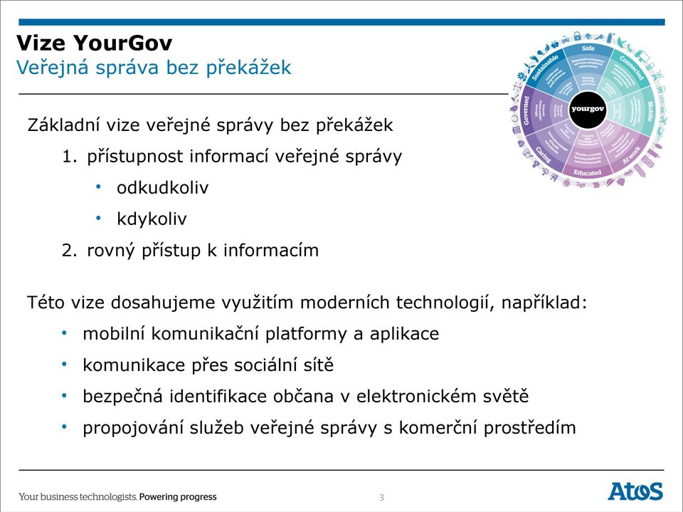 rovný přístup k informacím Této vize dosahujeme využitím moderních technologií, například: mobilní