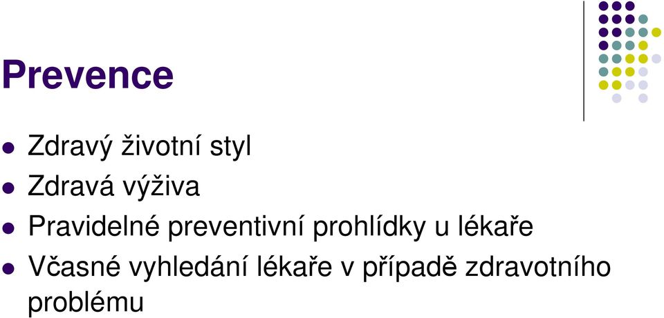 preventivní prohlídky u lékaře