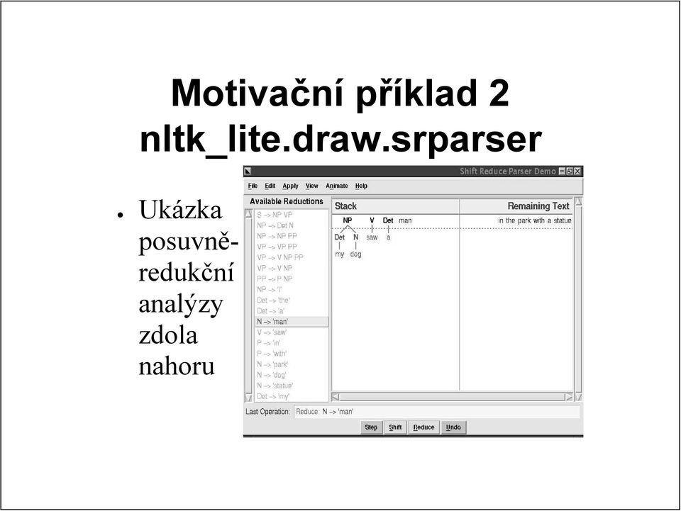 srparser Ukázka