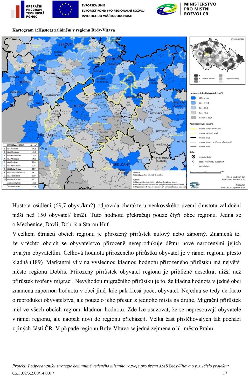 Znamená to, že v těchto obcích se obyvatelstvo přirozeně nereprodukuje dětmi nově narozenými jejich trvalým obyvatelům.