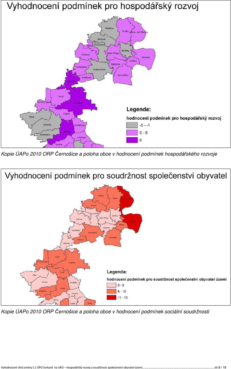 1 ÚPO Svrkyně na URÚ hospodářský rozvoj a soudržnost společenství