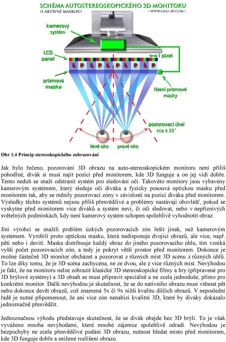 vidí dobře. Tento neduh se snaží odstranit systém pro sledování očí.