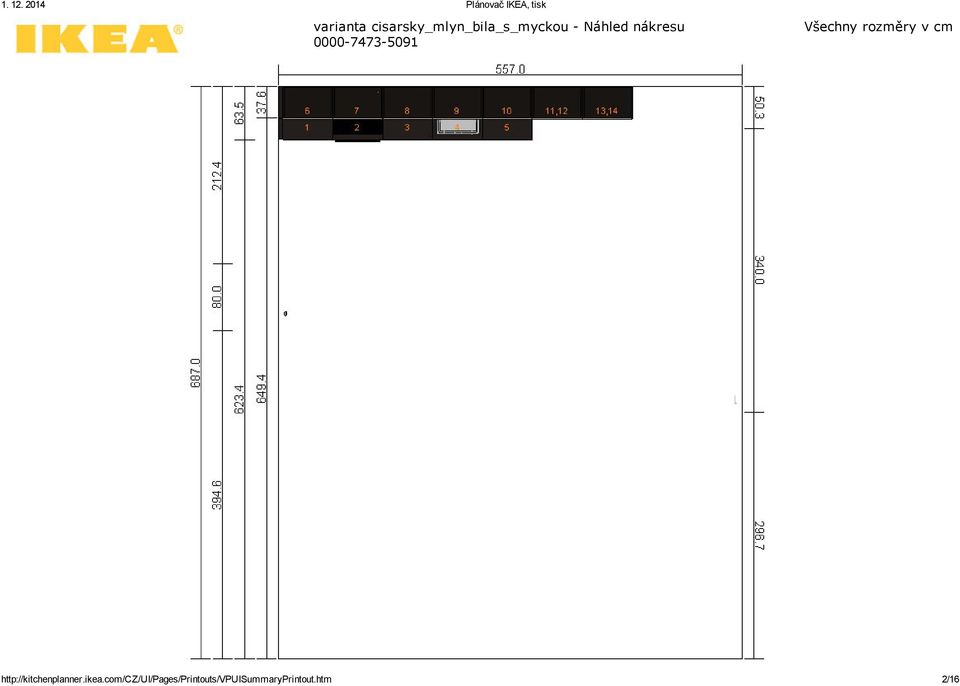 rozměry v cm http://kitchenplanner.ikea.