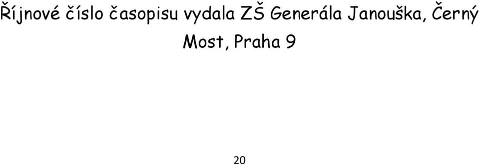 Generála Janouška,