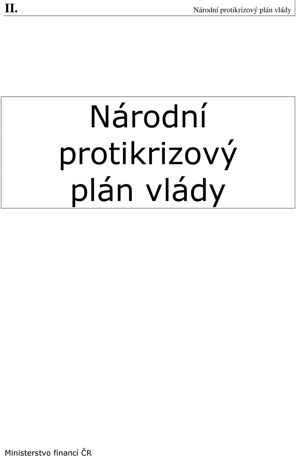 vlády Národní  vlády