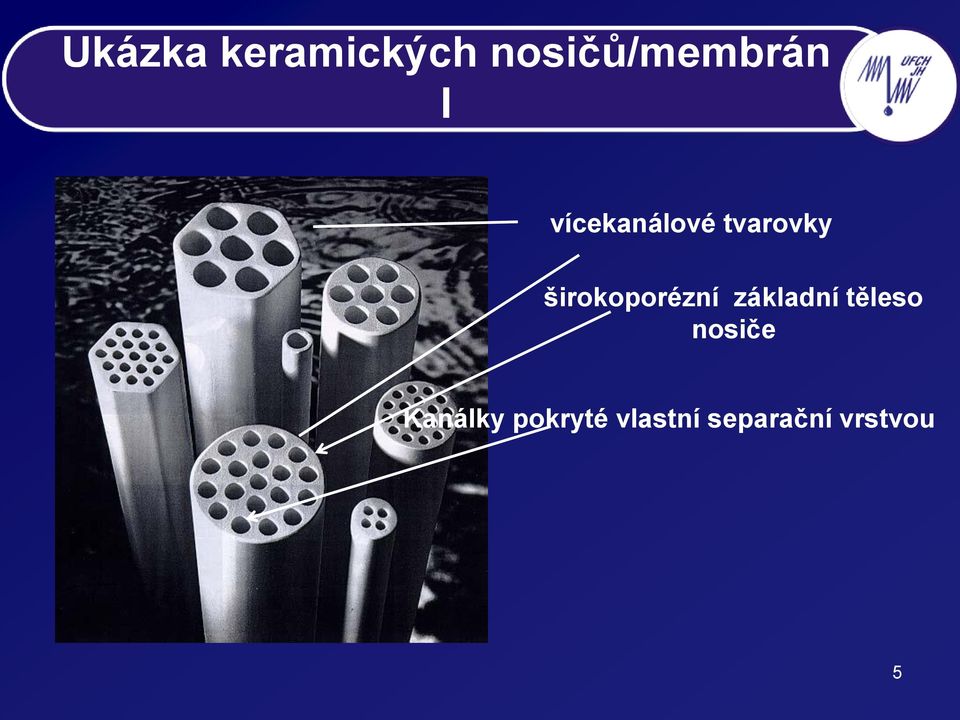 širokoporézní základní těleso