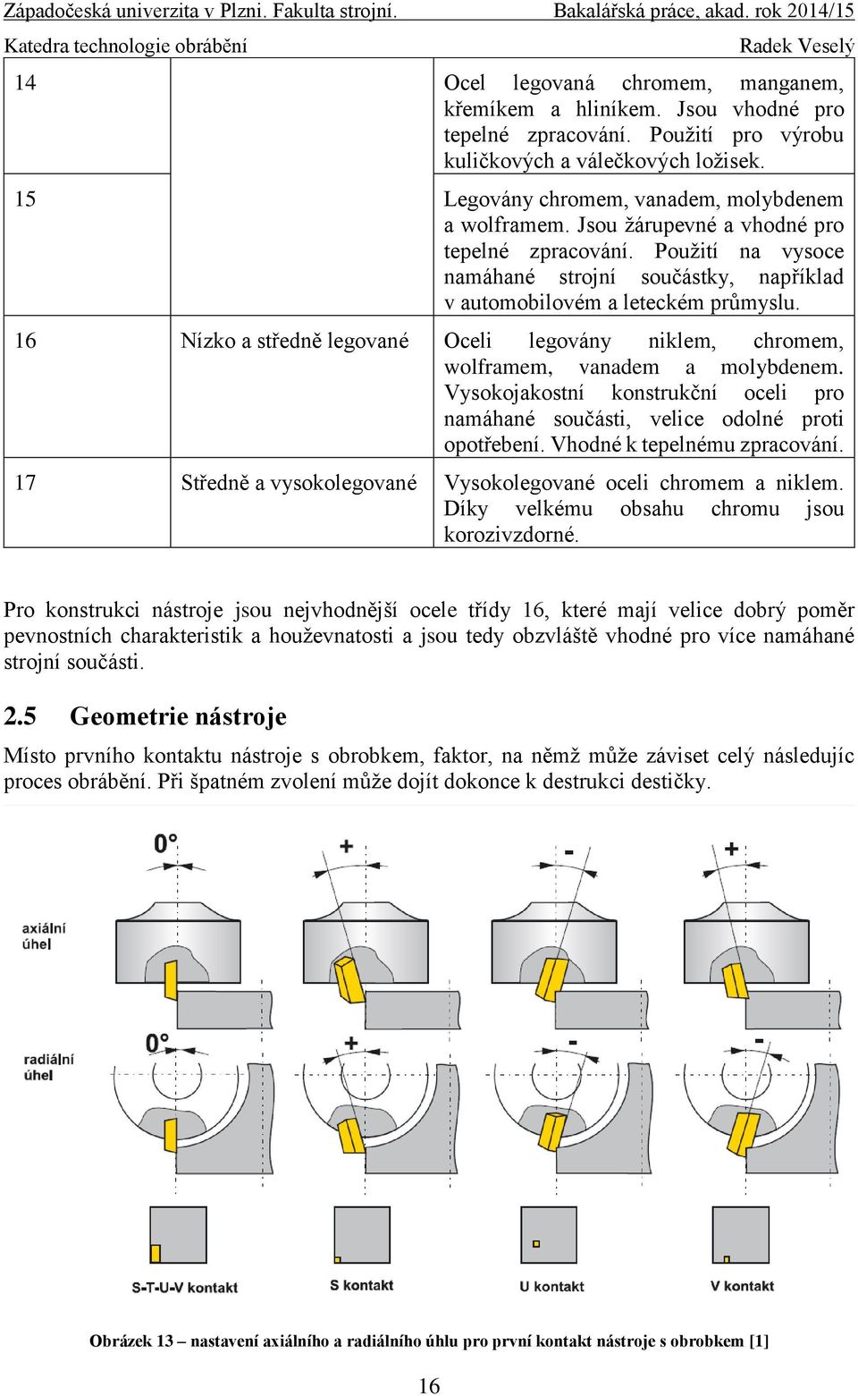 16 Nízko a středně legované Oceli legovány niklem, chromem, wolframem, vanadem a molybdenem. Vysokojakostní konstrukční oceli pro namáhané součásti, velice odolné proti opotřebení.