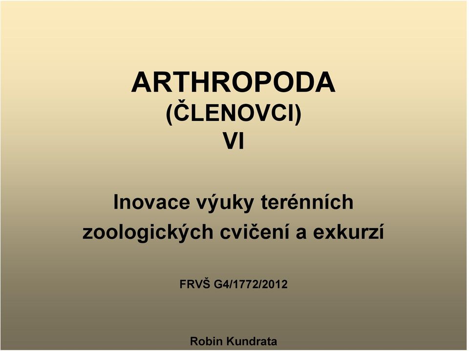 zoologických cvičení a