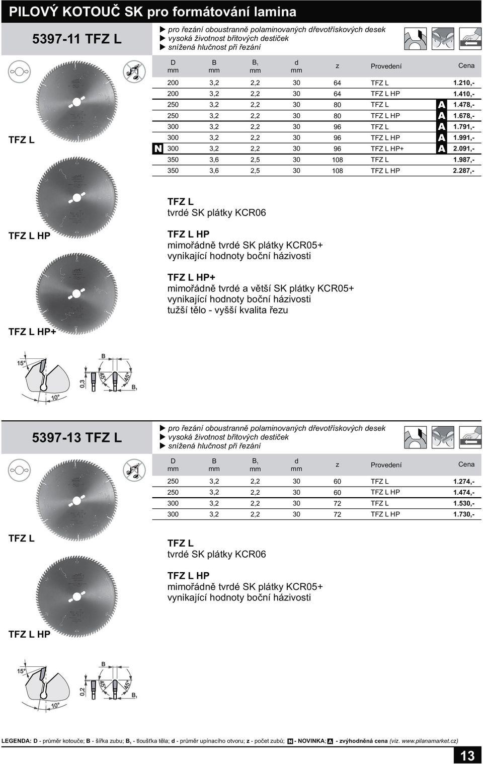 991,- 300 3,2 2,2 30 96 TFZ L HP+ 2.091,- 350 3,6 2,5 30 108 TFZ L 1.987,- 350 3,6 2,5 30 108 TFZ L HP 2.