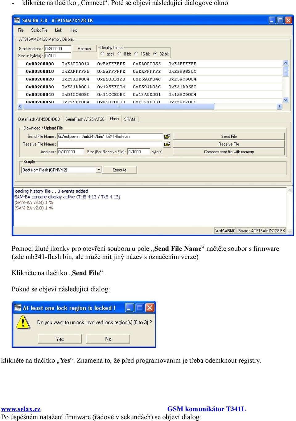 soubor s firmware. (zde mb341-flash.