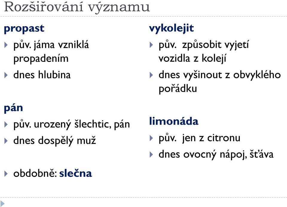 urozený šlechtic, pán dnes dospělý muž vykolejit pův.