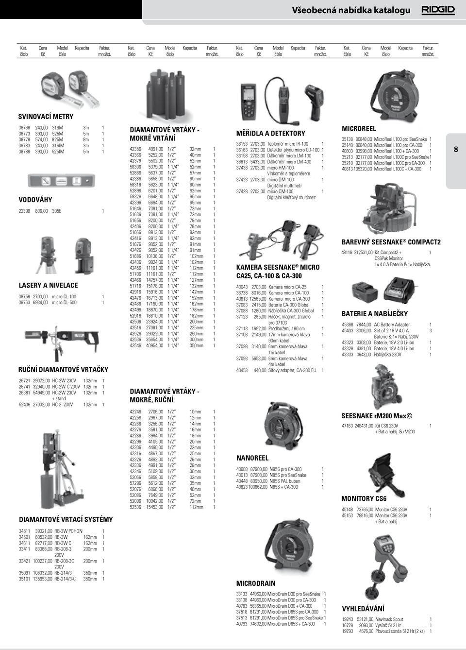 52886 5637,00 1/2 57mm 1 42386 5858,00 1/2 60mm 1 58316 5823,00 1 1/4 60mm 1 52896 6201,00 1/2 62mm 1 58326 6648,00 1 1/4 65mm 1 42396 6694,00 1/2 65mm 1 51646 7381,00 1/2 72mm 1 51636 7381,00 1 1/4