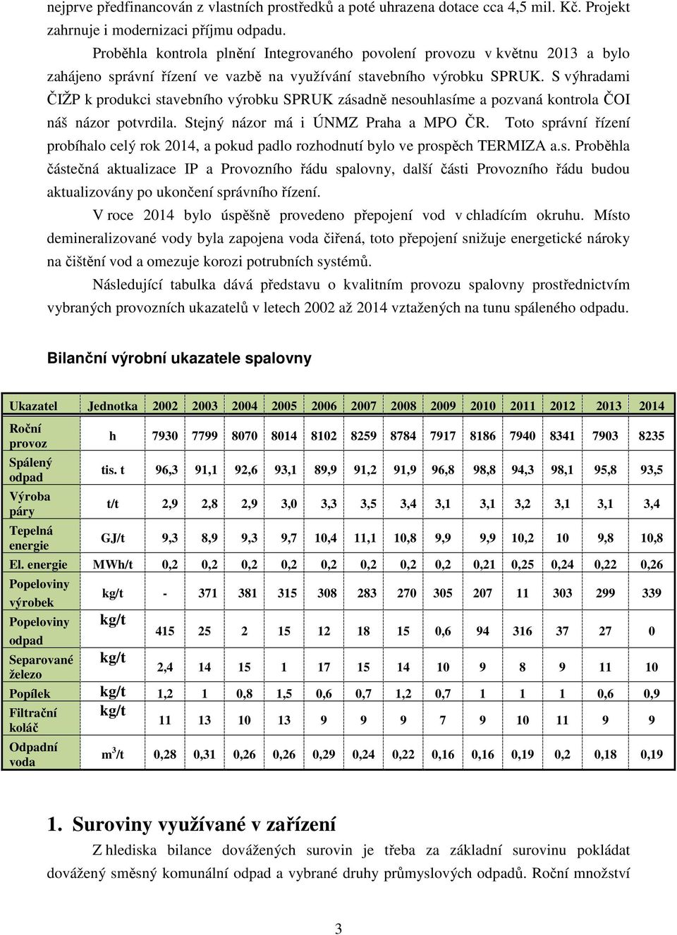 S výhradami ČIŽP k produkci stavebního výrobku SPRUK zásadně nesouhlasíme a pozvaná kontrola ČOI náš názor potvrdila. Stejný názor má i ÚMZ Praha a MPO ČR.