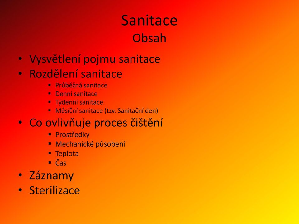 sanitace (tzv.