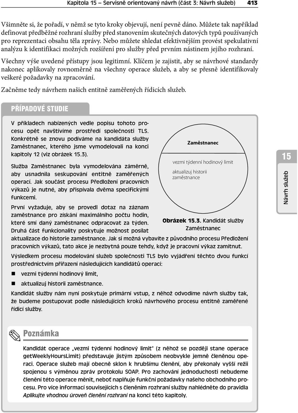 Nebo můžete shledat efektivnějším provést spekulativní analýzu k identifikaci možných rozšíření pro služby před prvním nástinem jejího rozhraní. Všechny výše uvedené přístupy jsou legitimní.