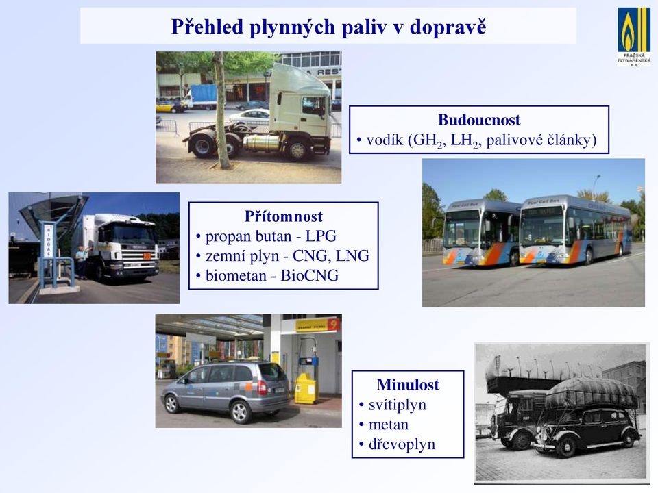 Přítomnost propan butan - LPG zemní plyn -