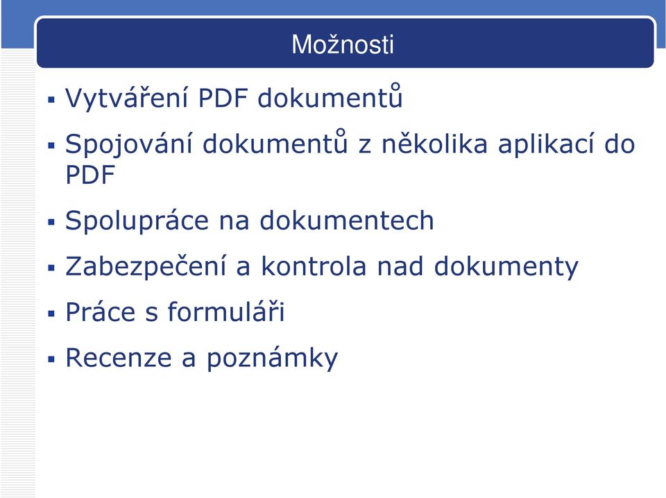 Spolupráce na dokumentech Zabezpečení a