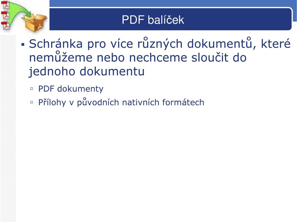 sloučit do jednoho dokumentu PDF