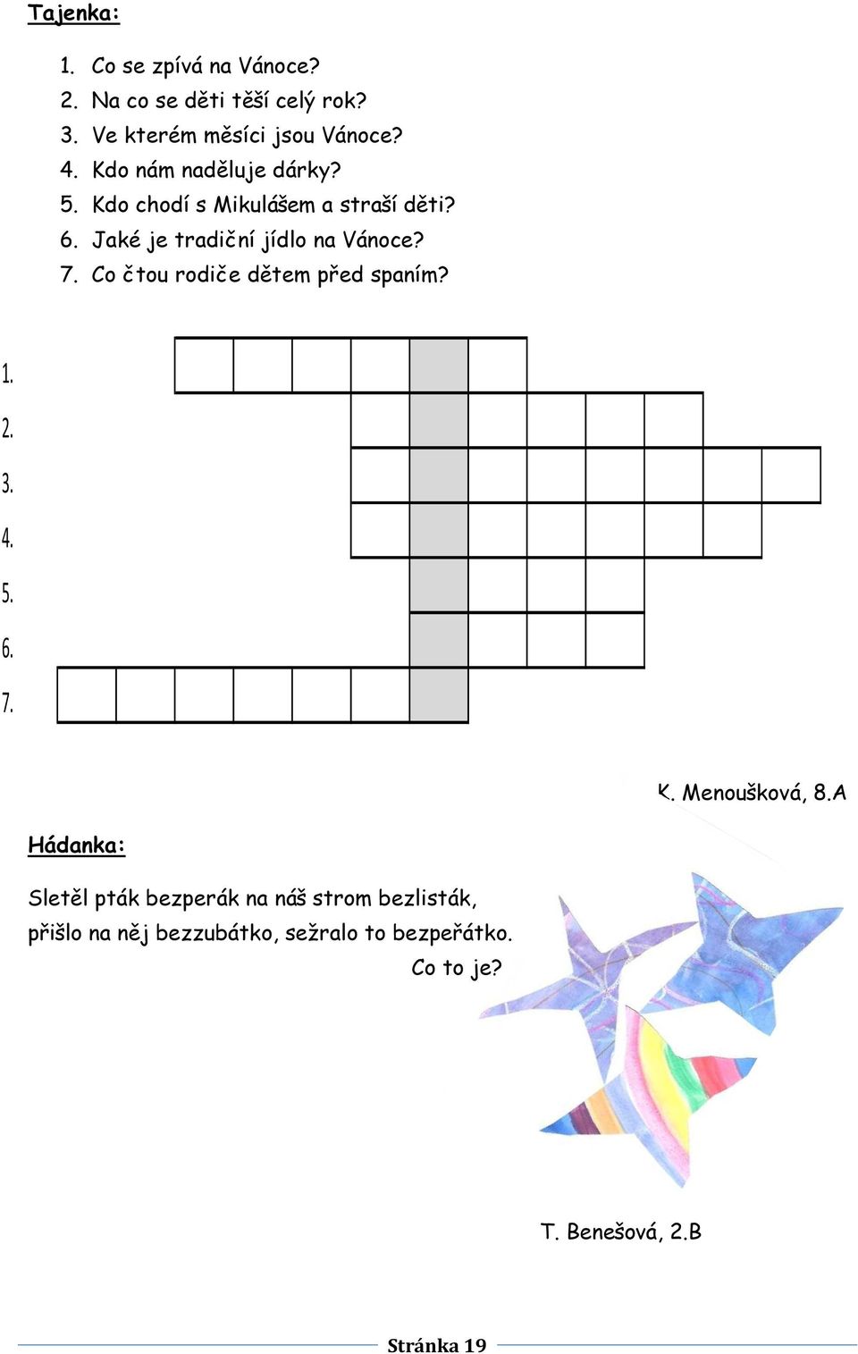 Co čtou rodiče dětem před spaním? 1. 2. 3. 4. 5. 6. 7. K. Menoušková, 8.