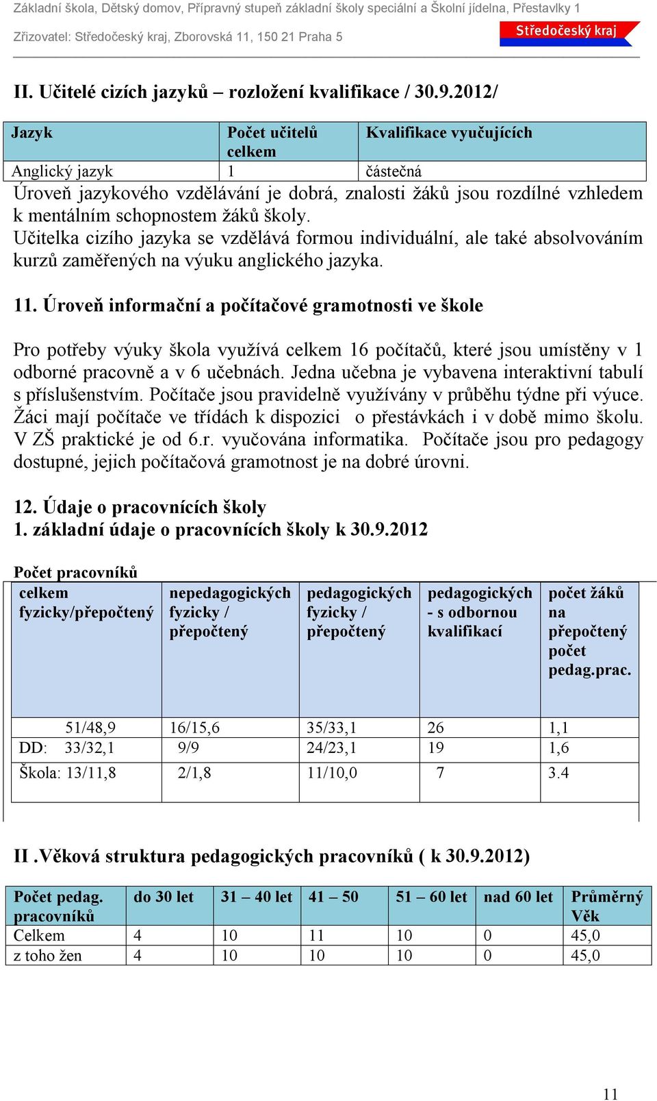 Učitelka cizího jazyka se vzdělává formou individuální, ale také absolvováním kurzů zaměřených na výuku anglického jazyka. 11.