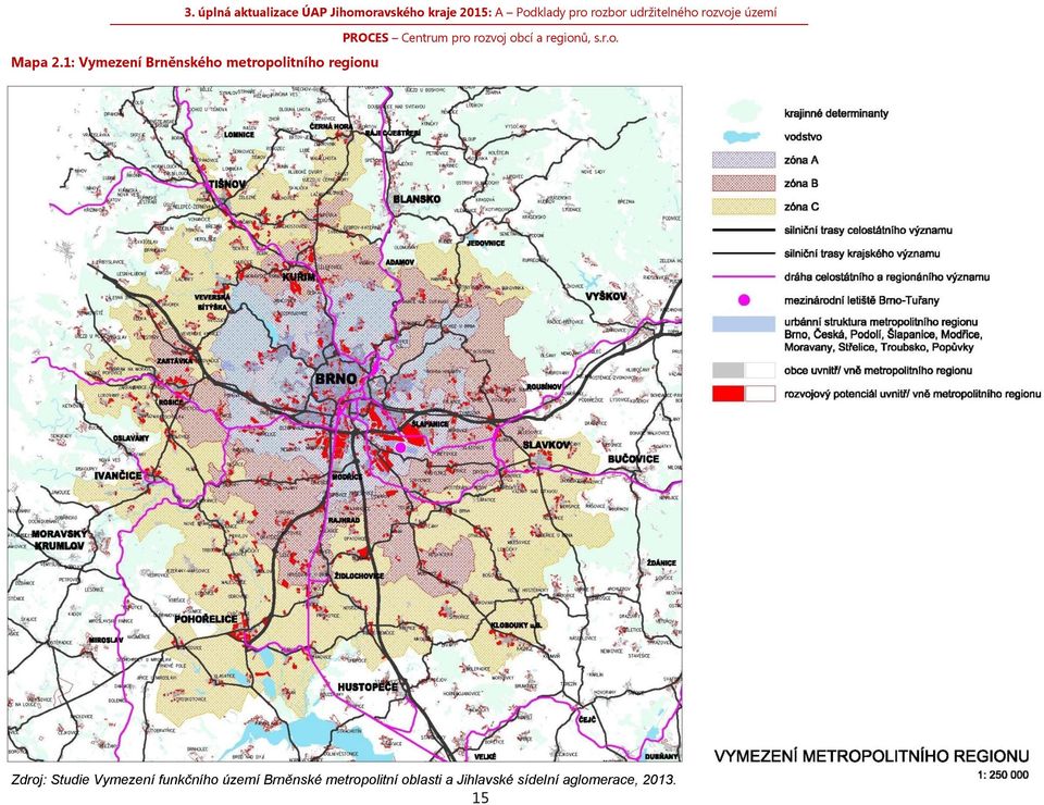 regionu Zdroj: Studie Vymezení funkčního