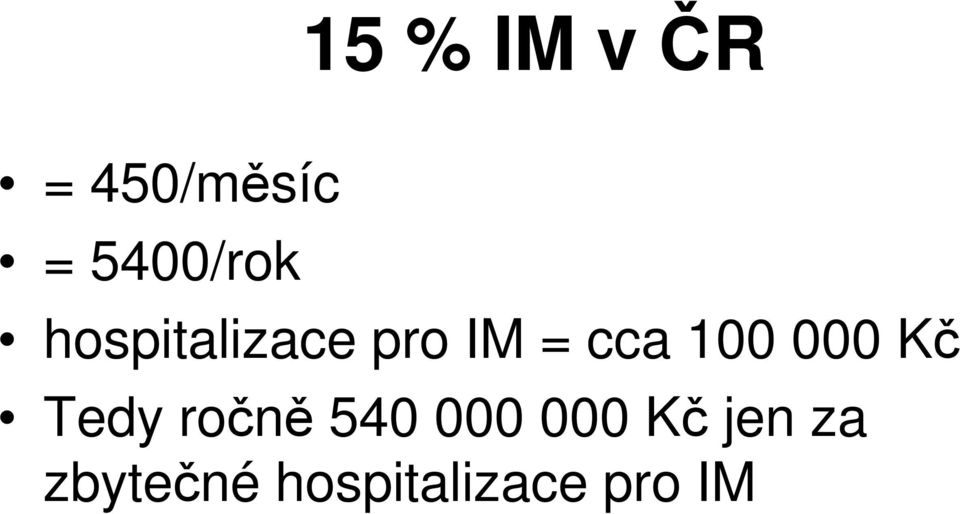 ročně 540 000 000 Kč jen za Tedy ročně 540