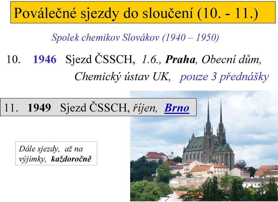 1946 Sjezd ČSSCH, 1.6., Praha, Obecní dům, Chemický ústav