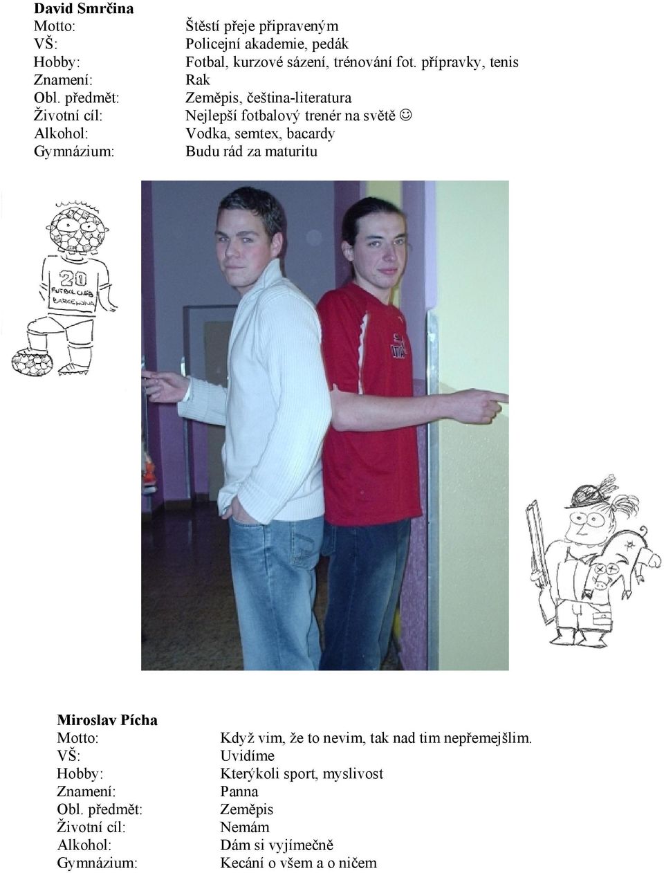 přípravky, tenis Rak Zeměpis, čeština-literatura Nejlepší fotbalový trenér na světě Vodka,