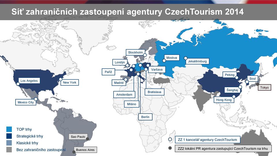 Miláno Hong Kong Berlín TOP trhy Strategické trhy Klasické trhy Bez zahraničního zastoupení Sao