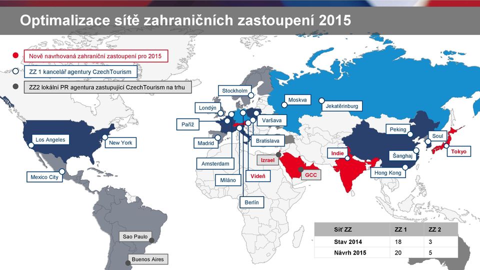 Jekatěrinburg Los Angeles New York Paříž Madrid Amsterdam Varšava Bratislava Izrael Indie Peking Šanghaj Soul