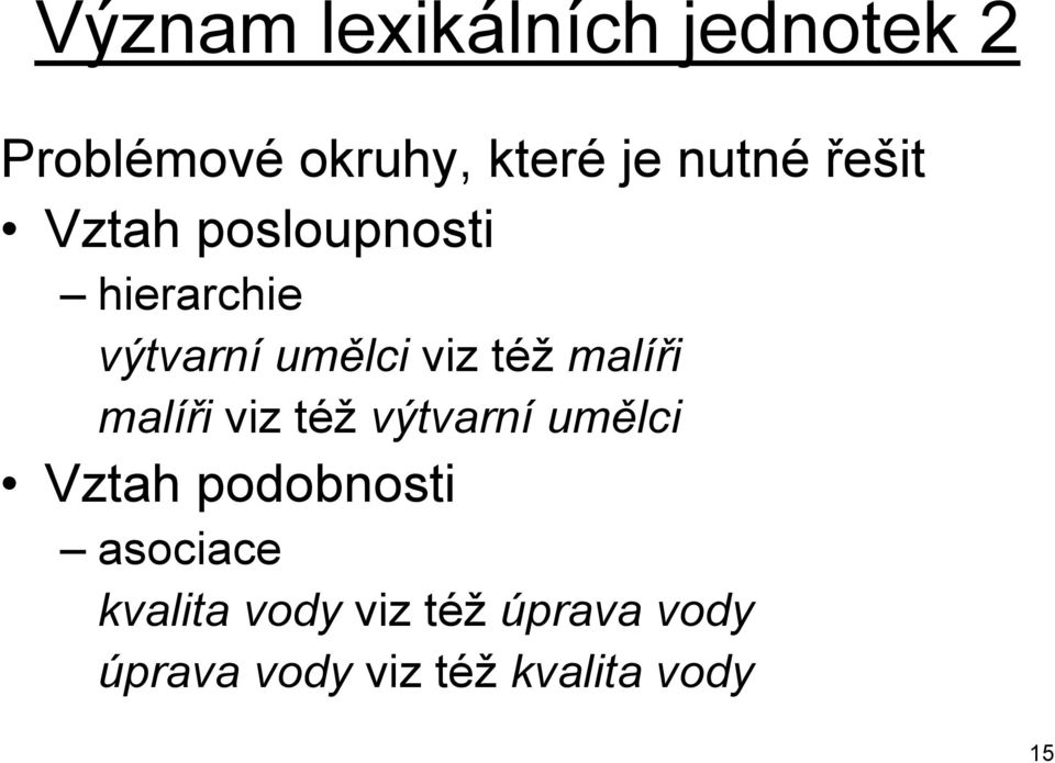 malíři malíři viz též výtvarní umělci Vztah podobnosti asociace