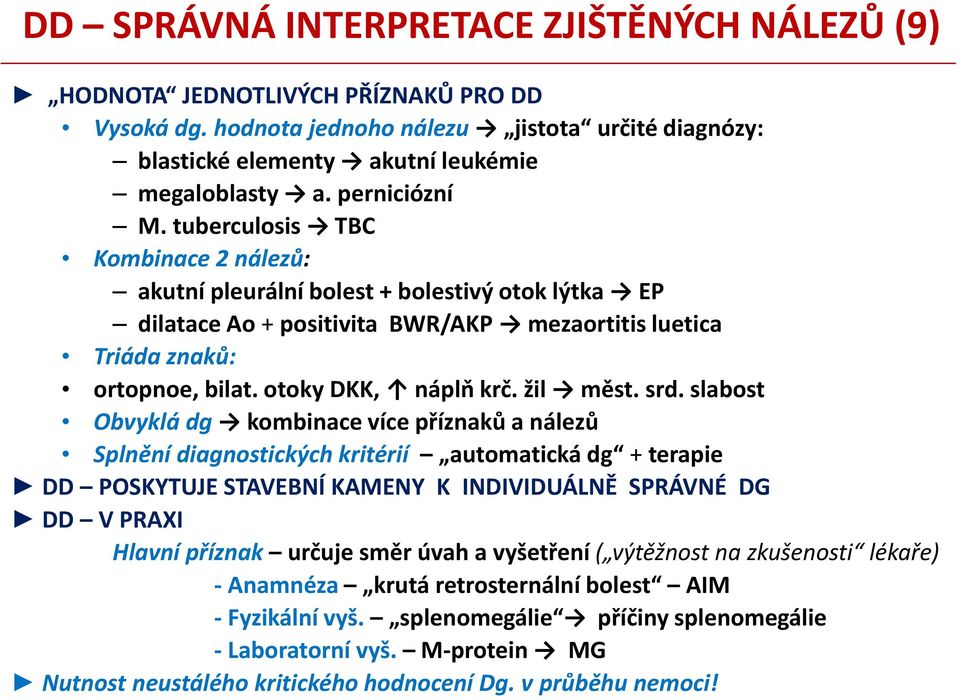 otoky DKK, náplň krč. žil měst. srd.