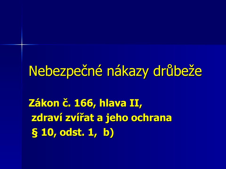 166, hlava II, zdraví