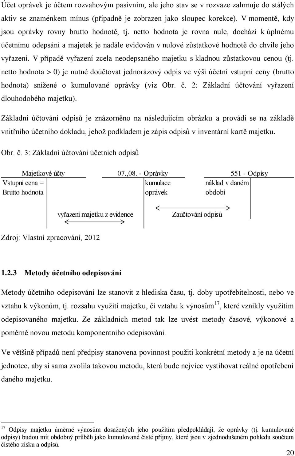 V případě vyřazení zcela neodepsaného majetku s kladnou zůstatkovou cenou (tj.