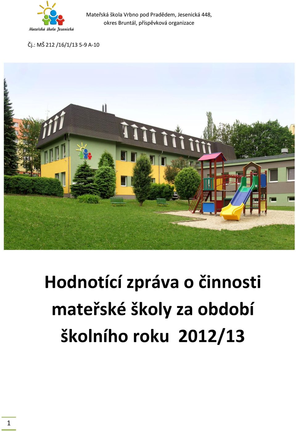 činnosti mateřské školy