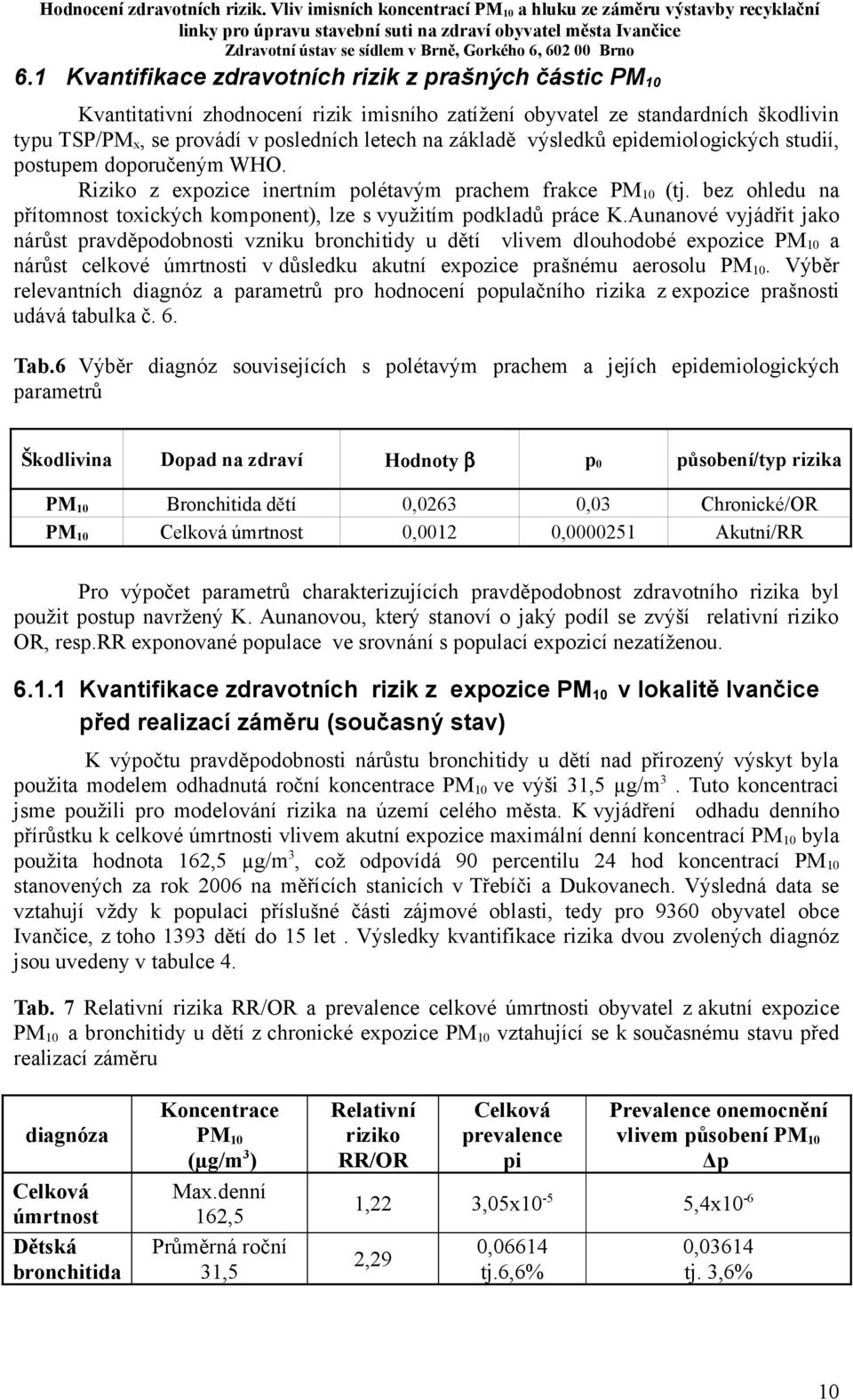 bez ohledu na přítomnost toxických komponent), lze s využitím podkladů práce K.