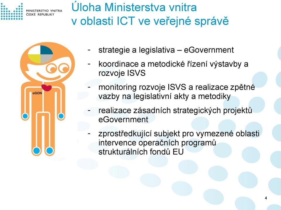 vazby na legislativní akty a metodiky - realizace zásadních strategických projektů egovernment -