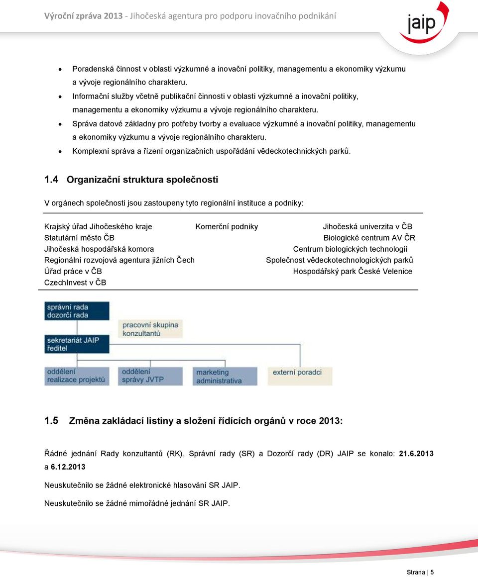 Správa datové základny pro potřeby tvorby a evaluace výzkumné a inovační politiky, managementu a ekonomiky výzkumu a vývoje regionálního charakteru.