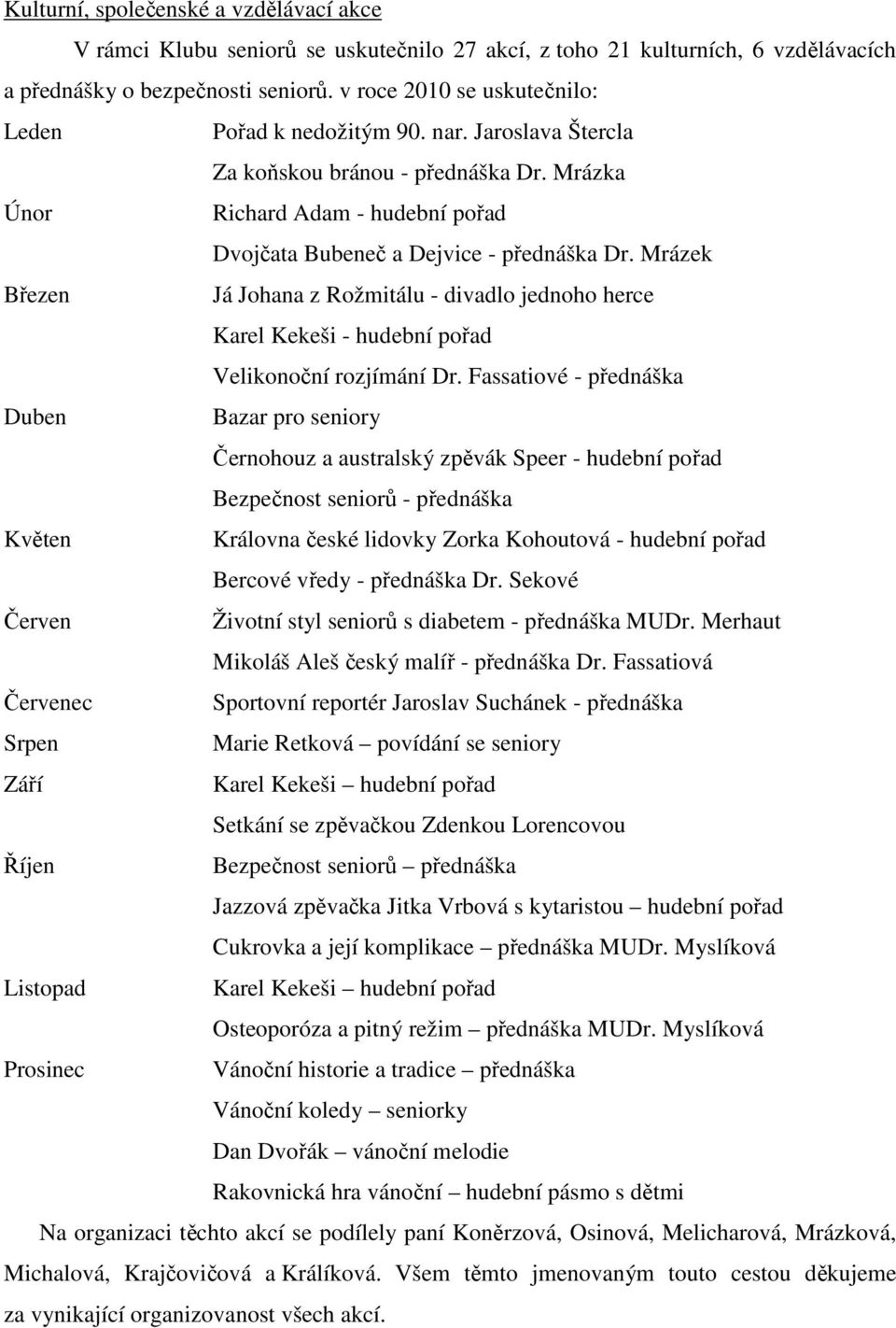 Mrázek Březen Já Johana z Rožmitálu - divadlo jednoho herce Karel Kekeši - hudební pořad Velikonoční rozjímání Dr.