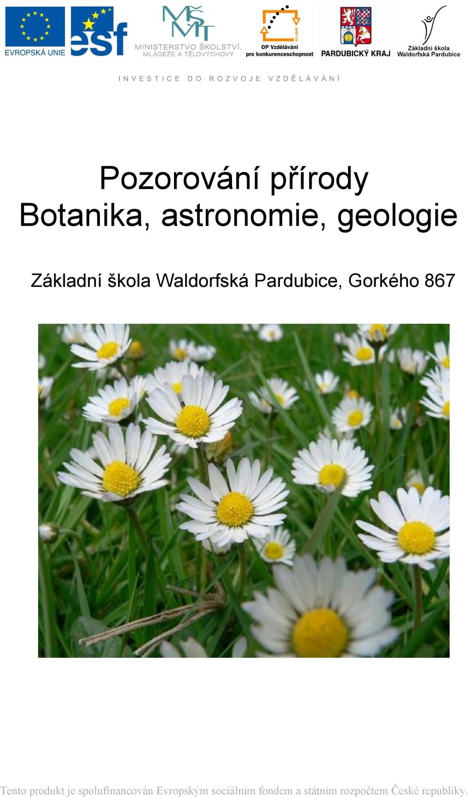 geologie Základní škola