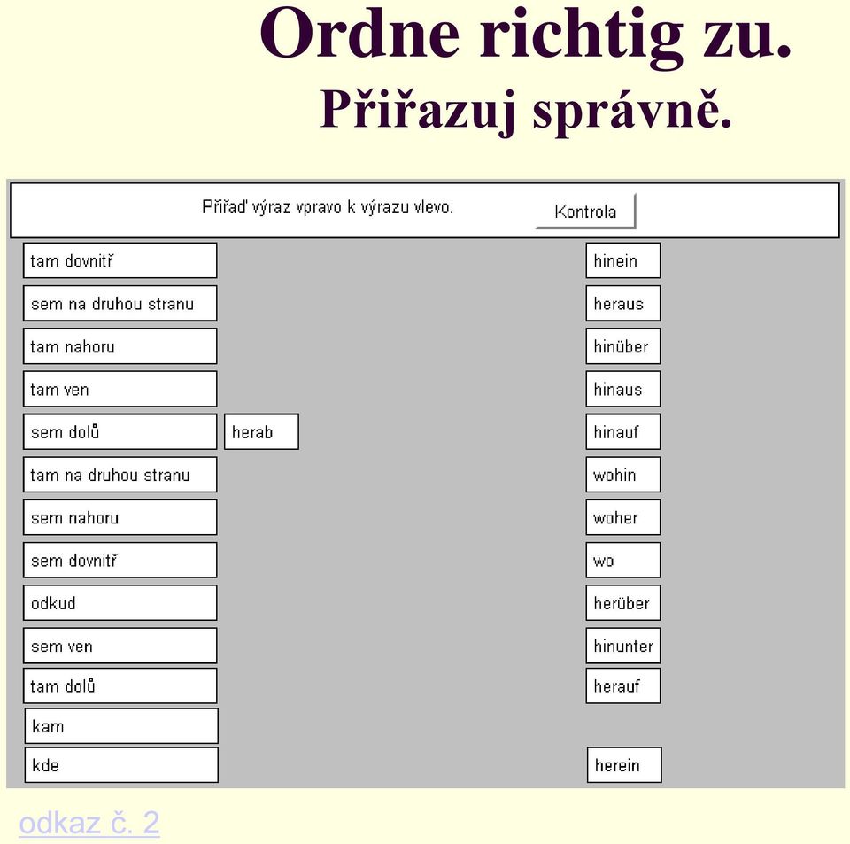 richtig zu.