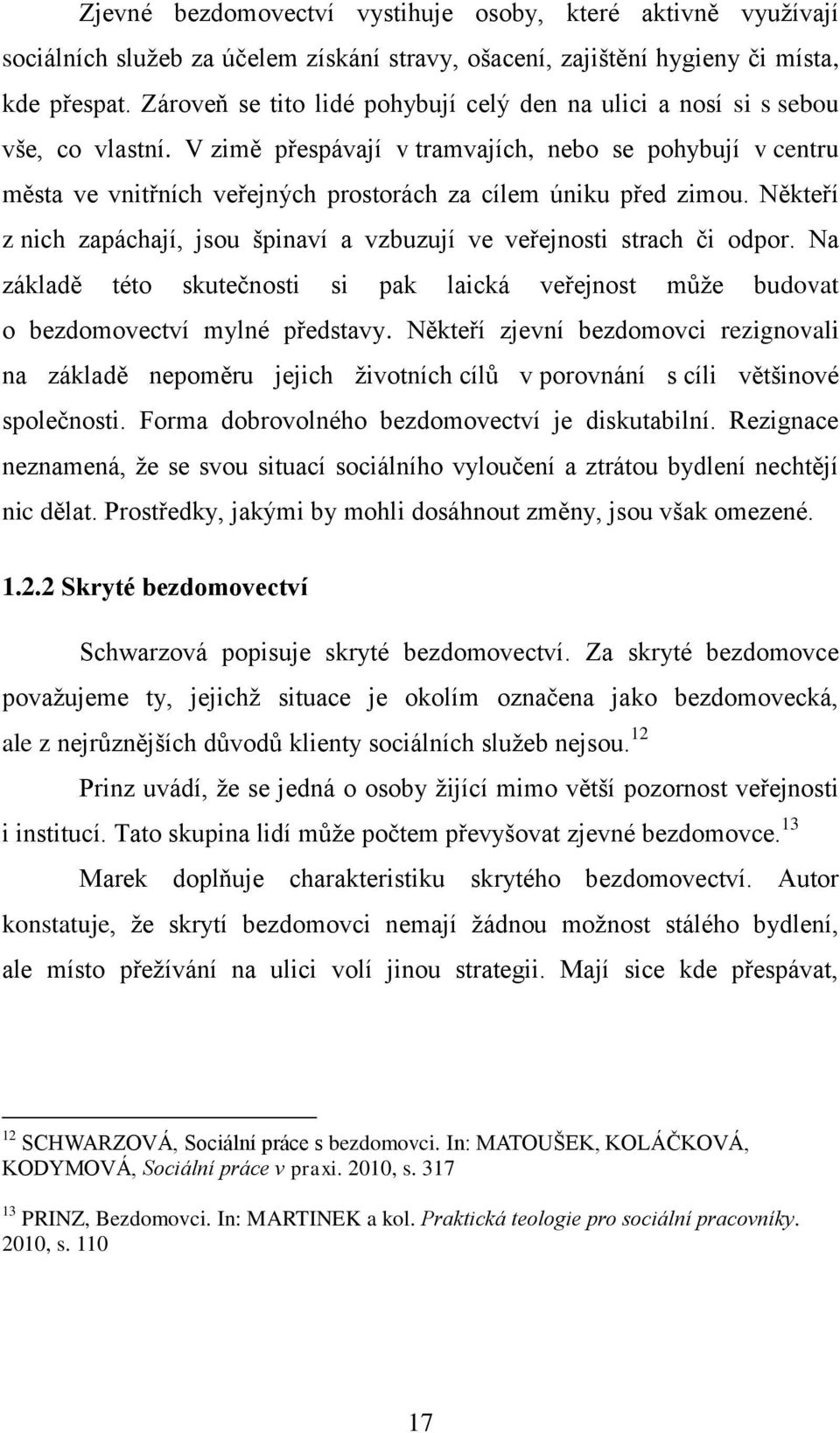 V zimě přespávají v tramvajích, nebo se pohybují v centru města ve vnitřních veřejných prostorách za cílem úniku před zimou.