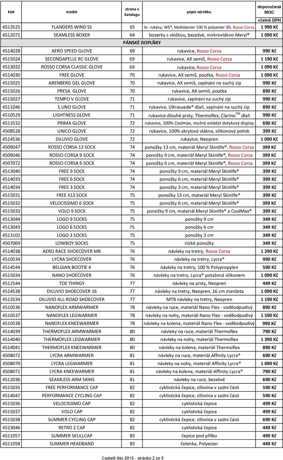 Rosso Corsa 990 Kč 4515024 SECONDAPELLE RC GLOVE 69 rukavice, AX semiš, Rosso Corsa 1 190 Kč 4513032 ROSSO CORSA CLASSIC GLOVE 69 rukavice, Rosso Corsa 1 090 Kč 4514030 FREE GLOVE 70 rukavice, AX
