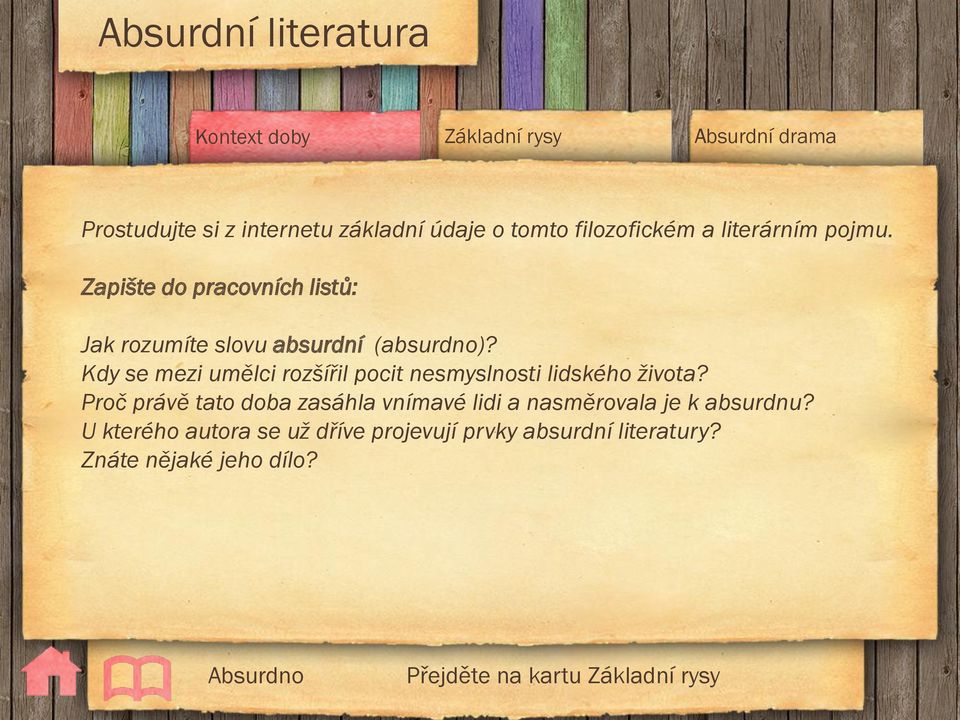 Kdy se mezi umělci rozšířil pocit nesmyslnosti lidského života?