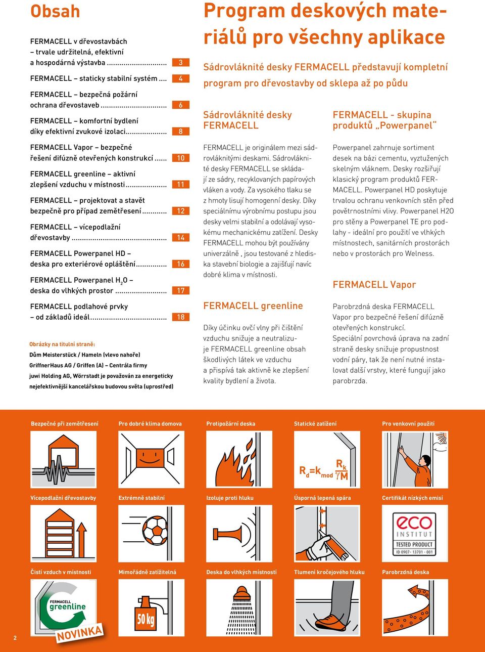 bezpečné řešení difúzně otevřených konstrukcí... 10 greenline aktivní zlepšení vzduchu v místnosti... 11 projektovat a stavět bezpečně pro případ zemětřesení... 12 vícepodlažní dřevostavby.