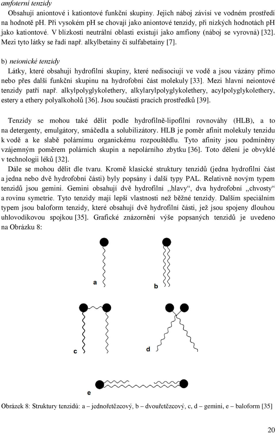 alkylbetainy či sulfabetainy [7].