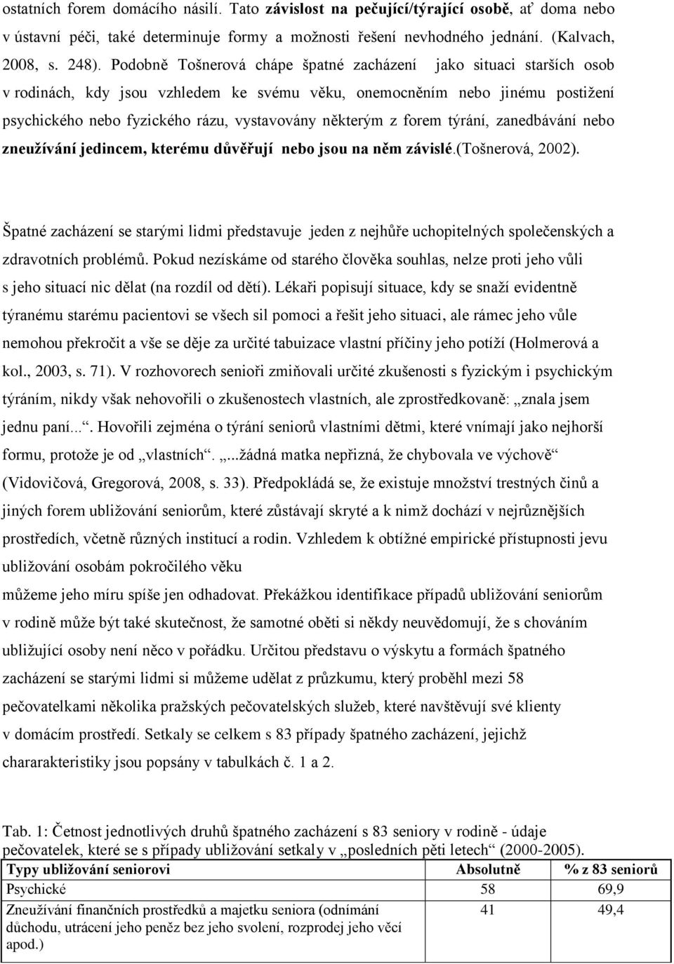 některým z forem týrání, zanedbávání nebo zneužívání jedincem, kterému důvěřují nebo jsou na něm závislé.(tošnerová, 2002).