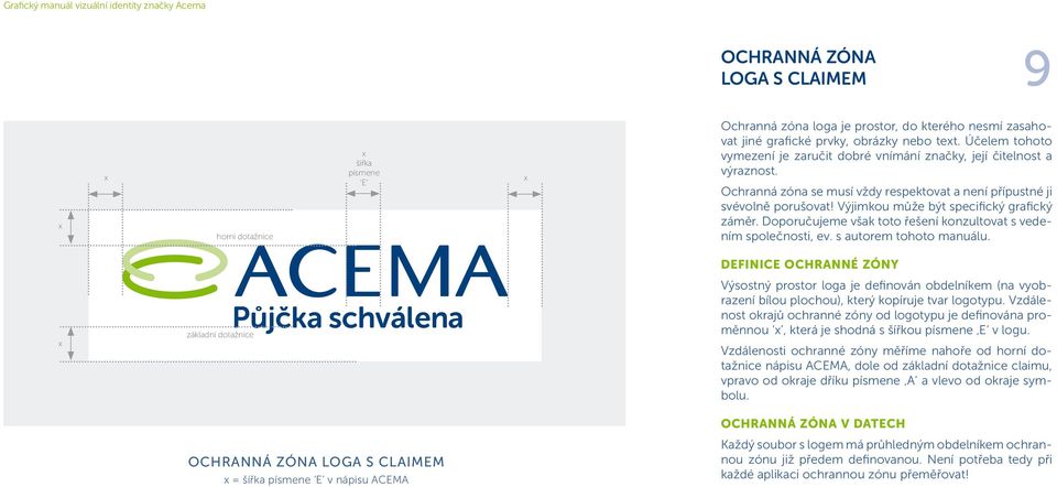 Výjimkou může být specifický grafický záměr. Doporučujeme však toto řešení konzultovat s vedením společnosti, ev. s autorem tohoto manuálu.